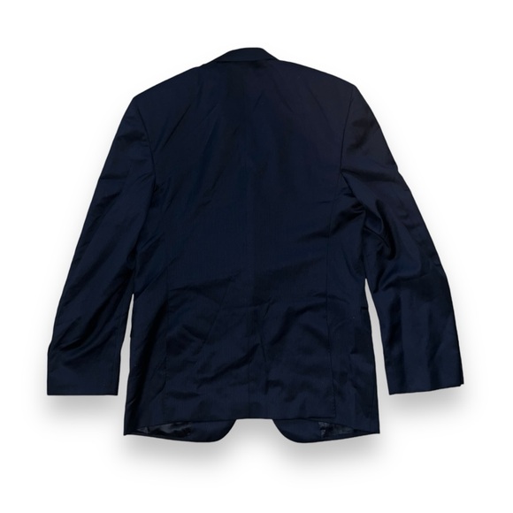 Canali Holt Renfrew Blazer Sports Coat Jacket Men 40L Blue Stripes Wool 13280/31 - Picture 4 of 11